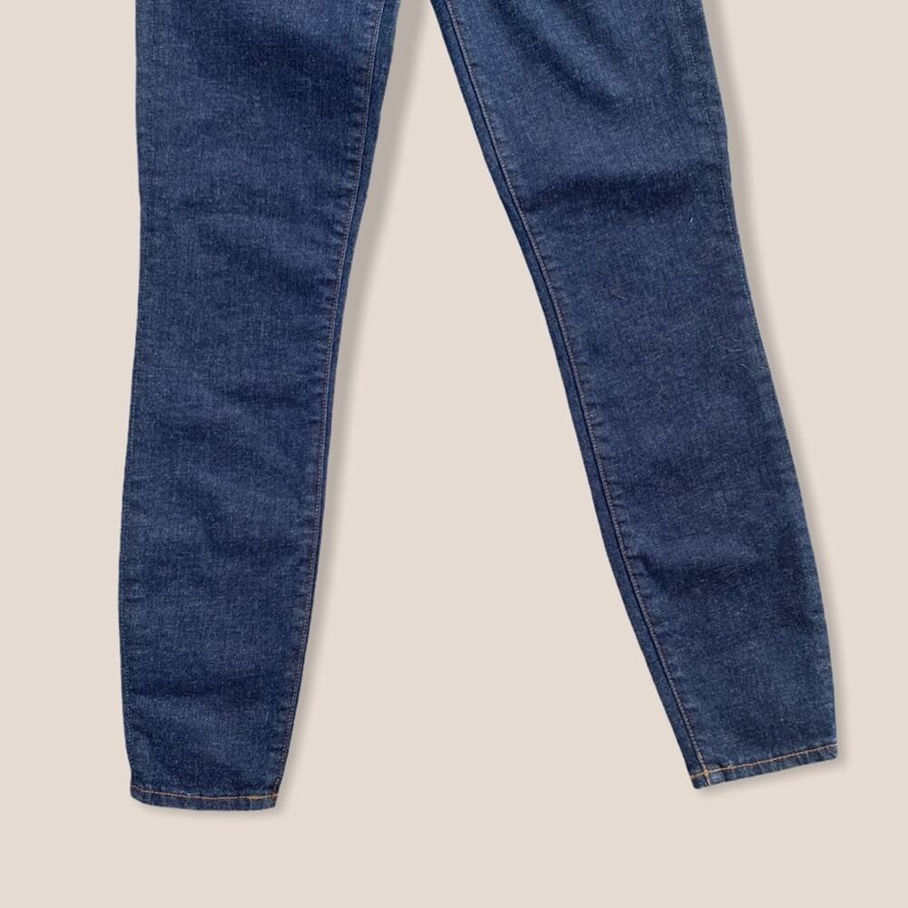 J. Crew Toothpick Classic Ankle Jeans H0189 Dark Wash Skinny Style 24 Staple - Picture 6 of 13